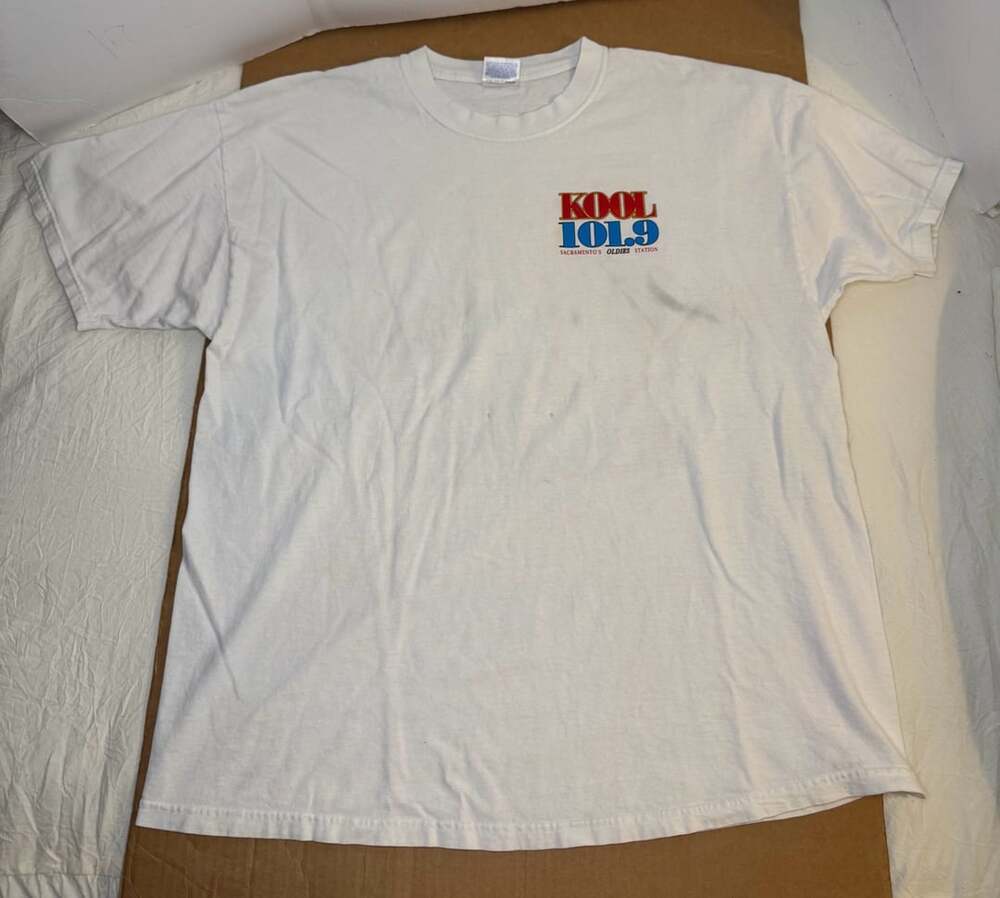 Hanes Kool 101.9 Hulabaloo 2 T-Shirt Size XL White Vintage